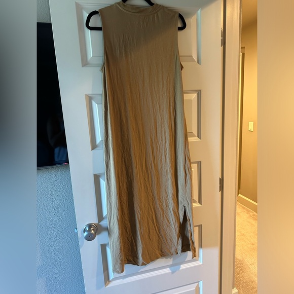 Everlane Long Weekend Tank Dress in Tan - Picture 6 of 8